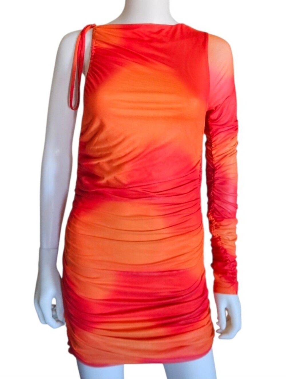 CAMILA COELHO | Seri Orange Tie Dye Mini Dress in Size‎ Small